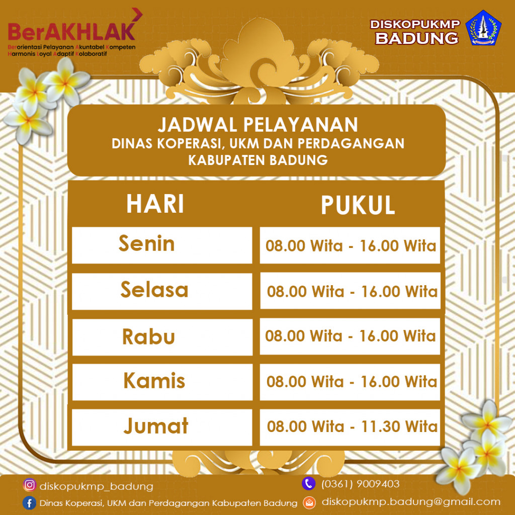 Jadwal Pelayanan